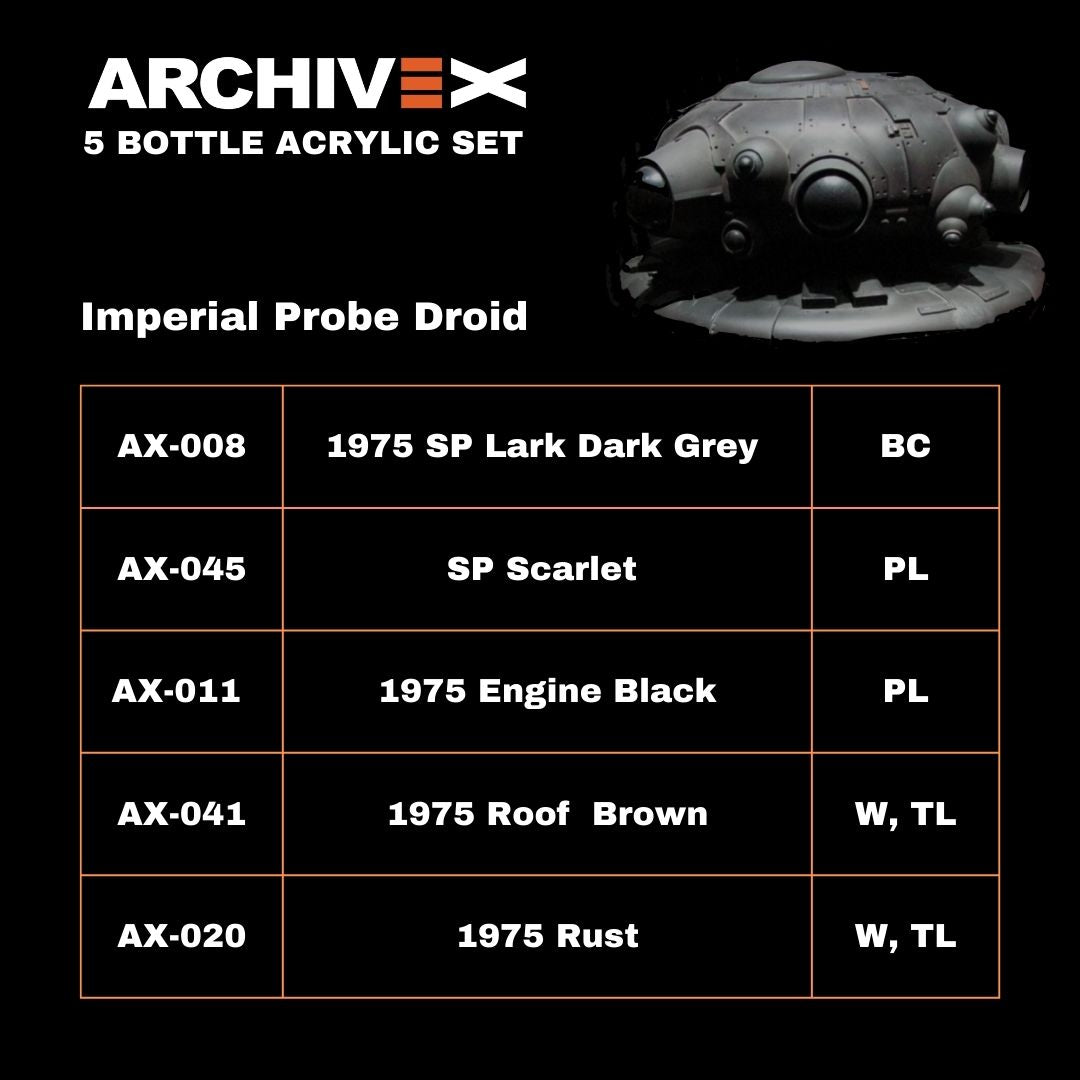 Probe Droid Acrylic Set