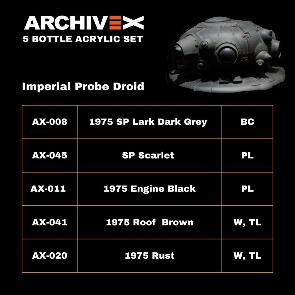 Probe Droid Acrylic Set