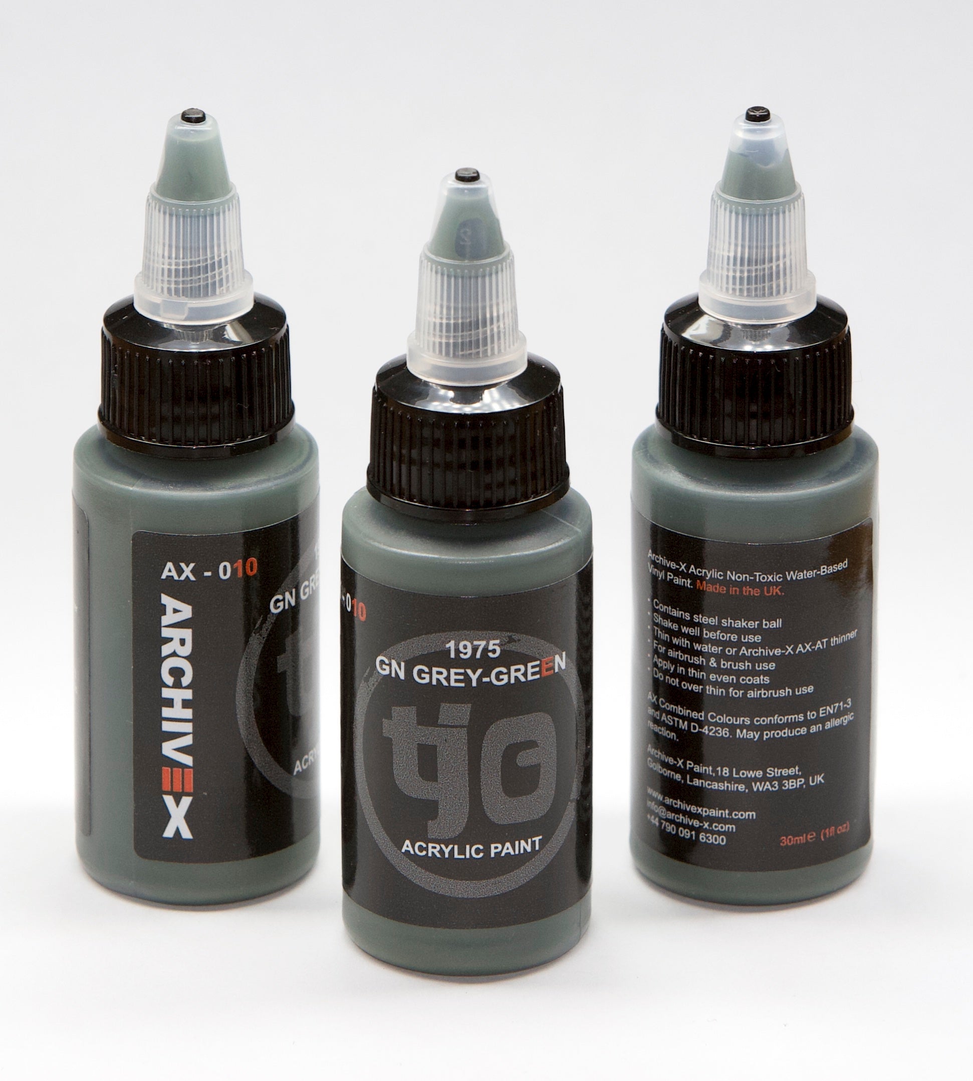 AX-010 1975 GN Grey Green Acrylic Paint 30ml