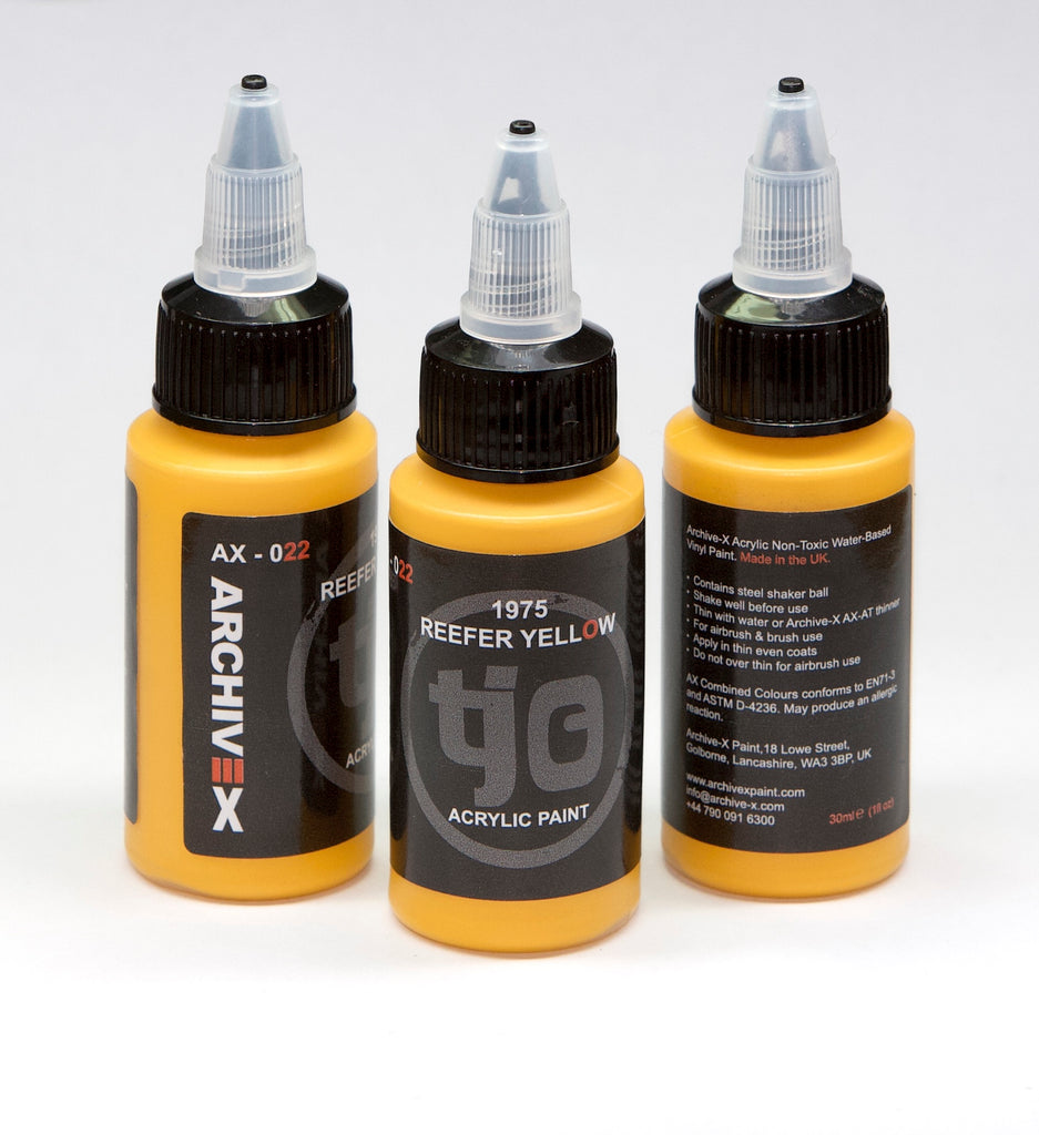AX-022 1975 Reefer Yellow Acrylic Paint 30ml