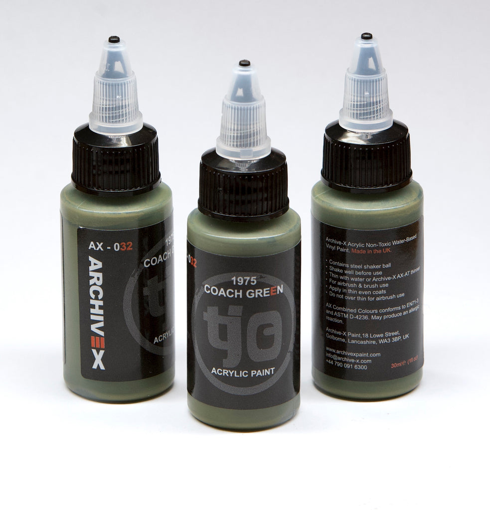 AX-032 1975 Coach Green Acrylic Paint 30ml