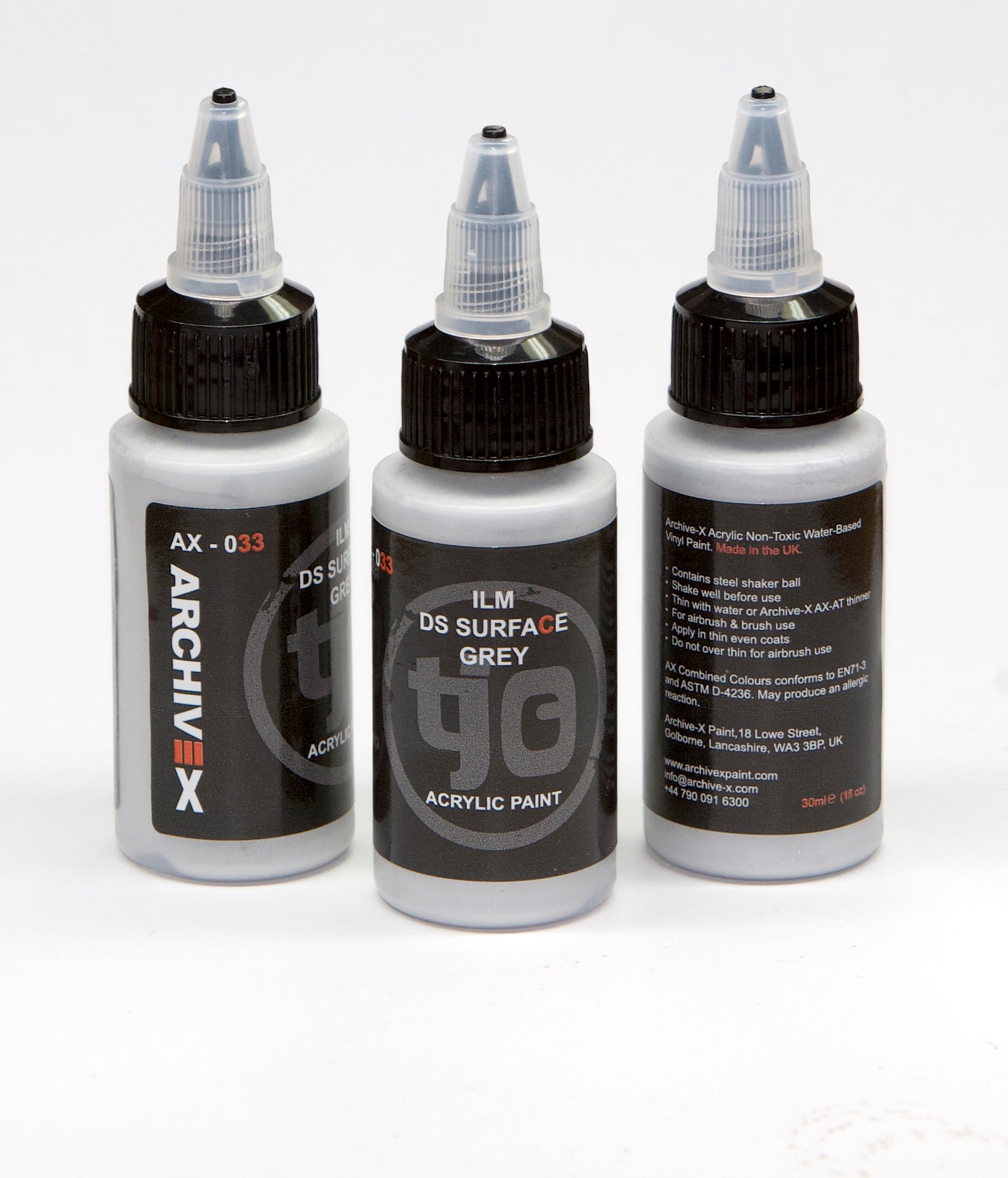 AX-033 ILM DS Surface Grey Acrylic Paint 30ml