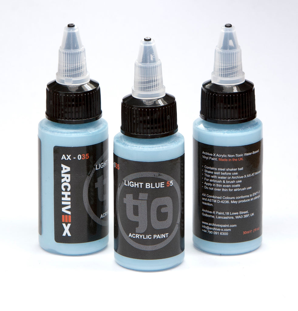 AX-035 Light Blue 55 Acrylic Paint 30ml