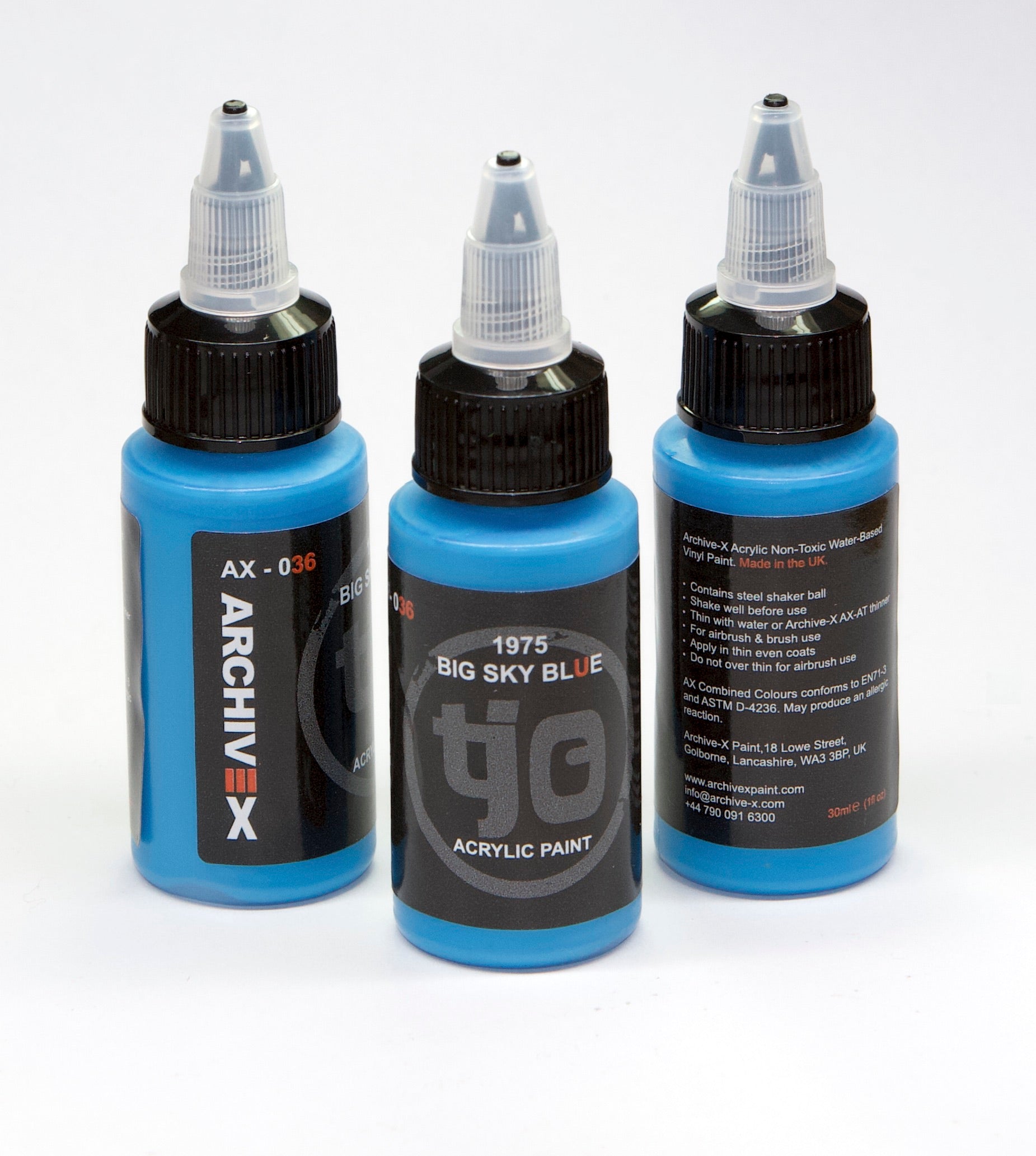 AX-036 1975 Big Sky Blue Acrylic Paint 30ml