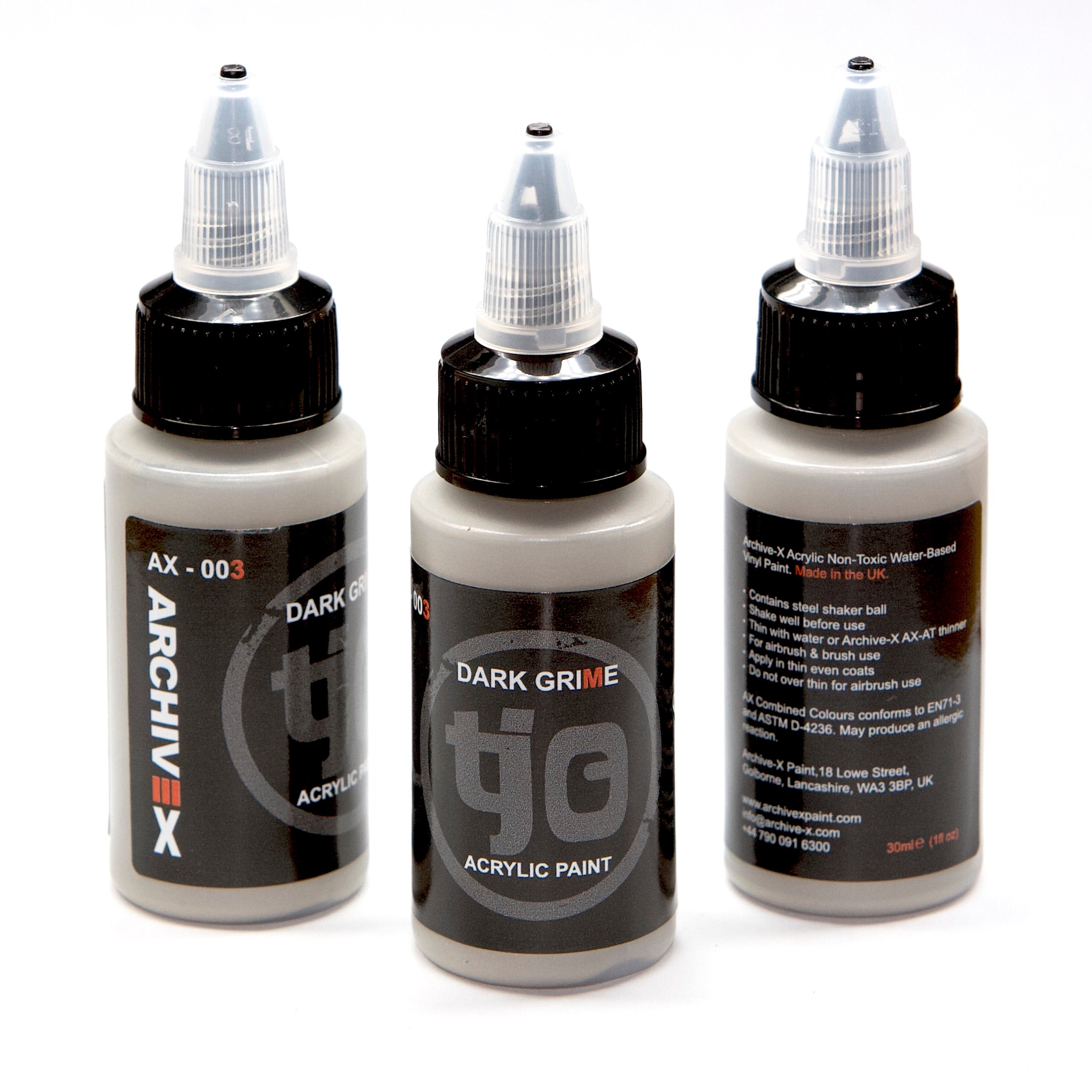 AX-003 Dark Grime Acrylic Paint 30ml