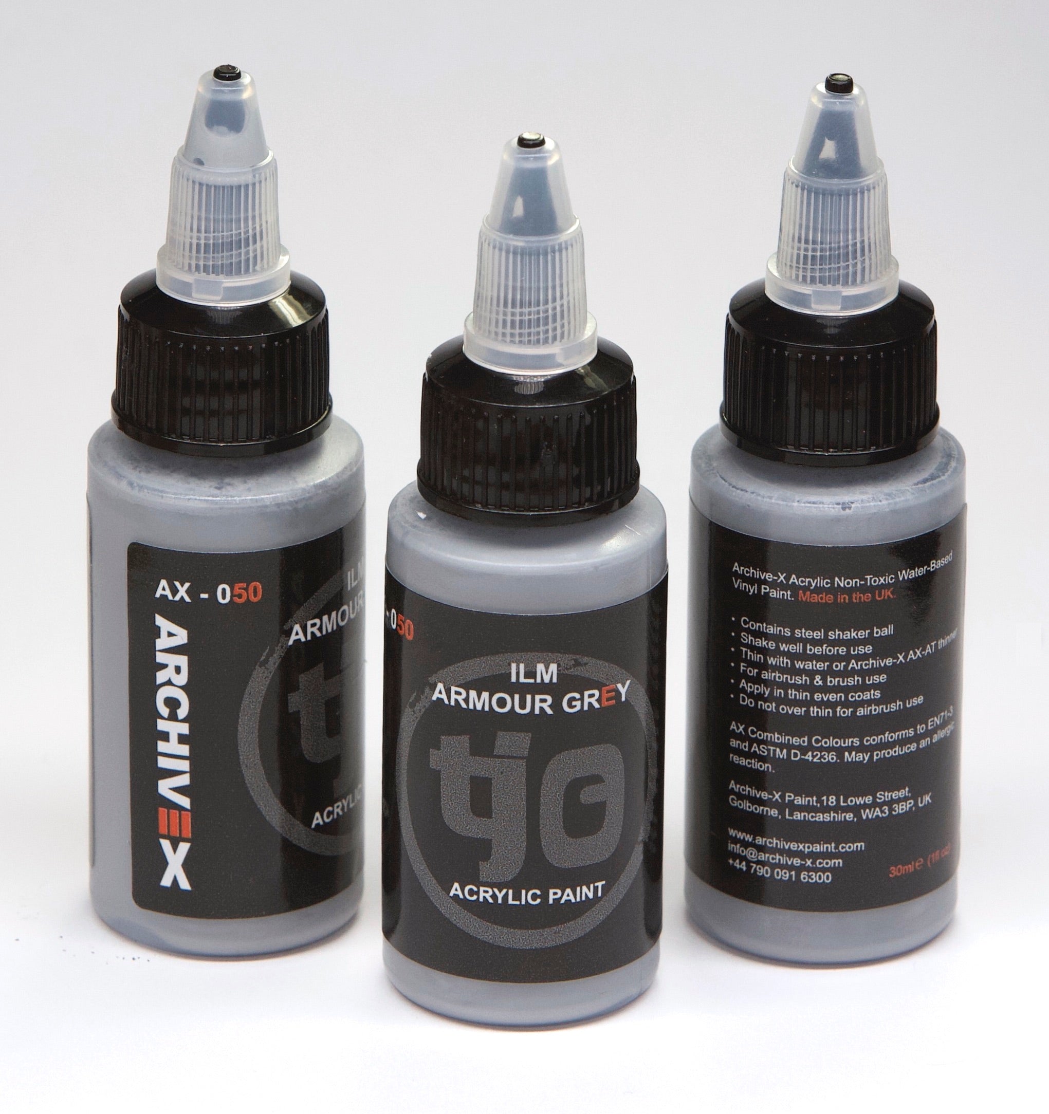 AX-050 ILM Armour Grey Acrylic Paint 30ml