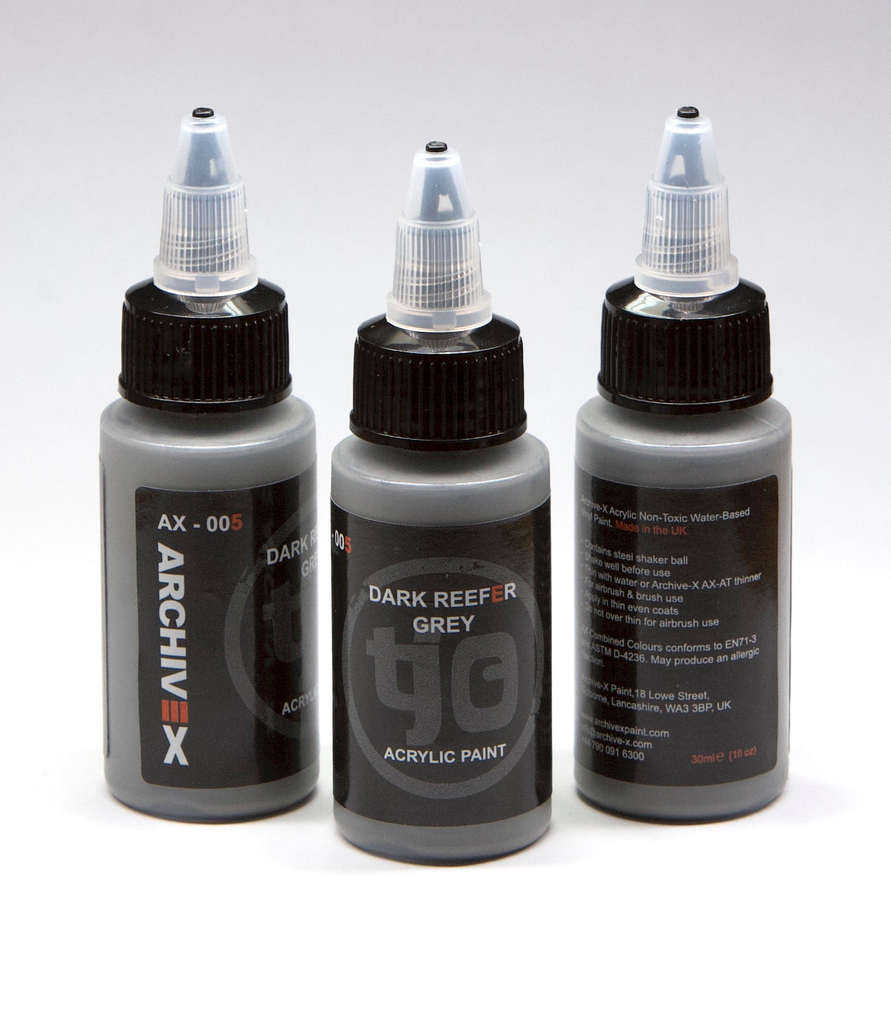 AX-005 Dark Reefer Grey Acrylic Paint 30ml