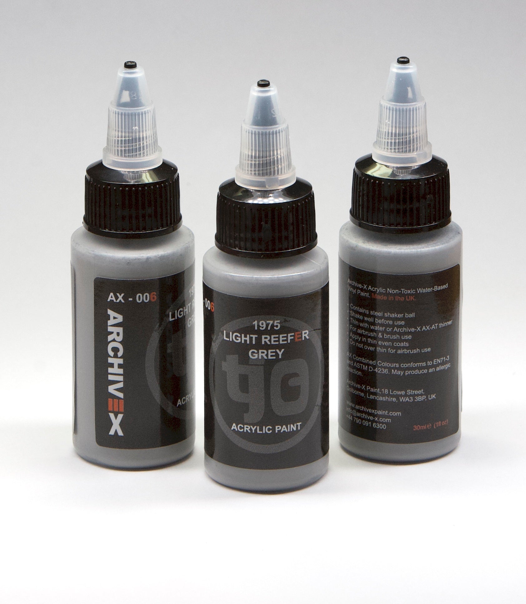 AX-006 1975 Light Reefer Grey Acrylic Paint 30ml