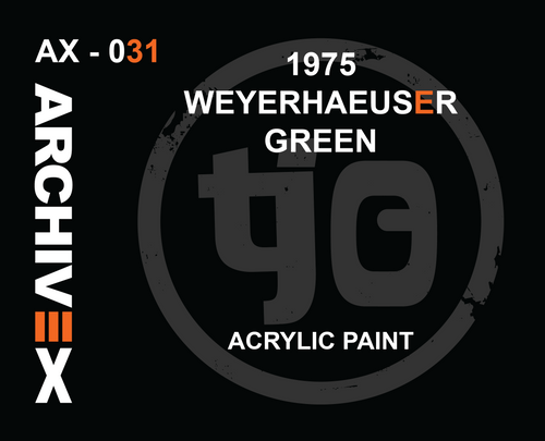 AX-012 1975 Weathered Black Acrylic Paint 30ml – Archive X Paint