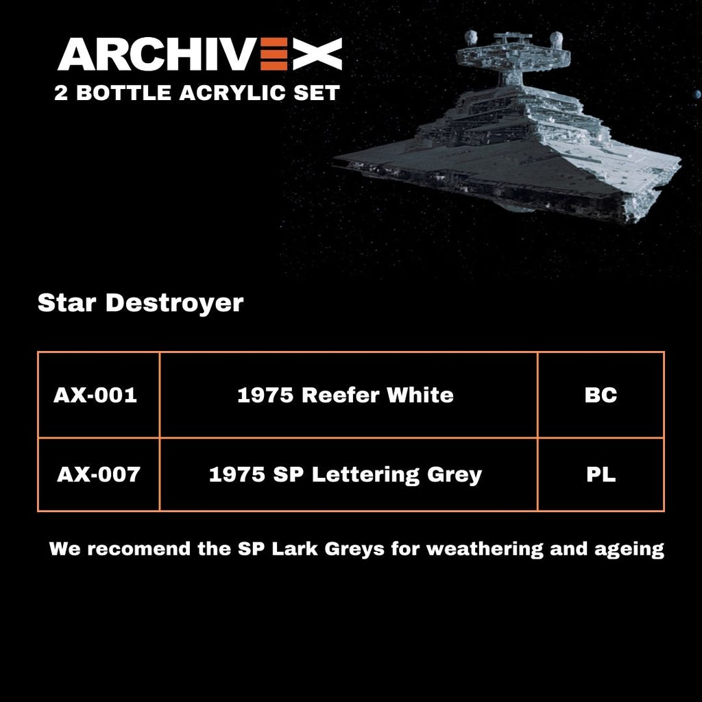 Star Destroyer Acrylic set 2 colours