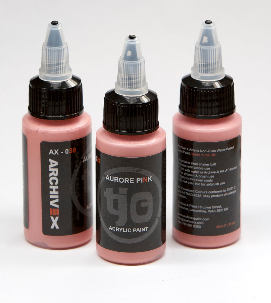 AX-039 Aurore Pink Acrylic Paint 30ml – Archive X Paint